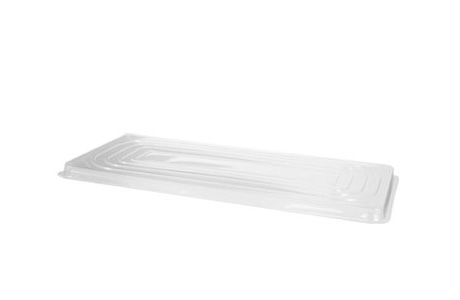 Deckel transparent, flach für Eiswanne grau mit Rand und Eiswanne mit Silberrand. Transportwannen für Speiseeis mit Deckel bei GroßHandel EIS GmbH