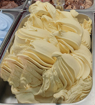 Eisidee Caramello Burro Salato. Gesalzenes Butterkaramell als Eis