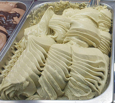 Eisidee Pistazieneis aus Pistazienpasta 100%