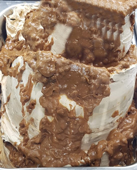 Eisidee Speculoos Eis. Spekulatiuseis mit Spekulatius Crunchy