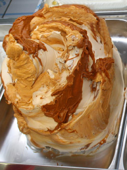 Eisidee Fleur de Sel Caramel. Karamelleis mit Blütensalz