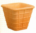 Vierkanntbecher zuckerfrei. Sonderformen Waffeln. Sun Cone at. Waffeln und Tüten aus Tschechien / Znaim. Partner der GroßHandel EIS GmbH. Vierkanntbecher