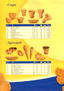 Katalog Stenger Waffeln. Eiswaffeln, Eistueten und Eisdekor aus Waffelteig. Standards und Classics. Vertrieb in Oesterreich - GrossHandel EIS GmbH.