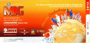 Eintrittskarte der MIG in Longarone 2012. Symbolbild für Messeberichte der sich jährlich wiederholenden MIG in Longarone. Mit dabei die GroßHandel Eis GmbH.