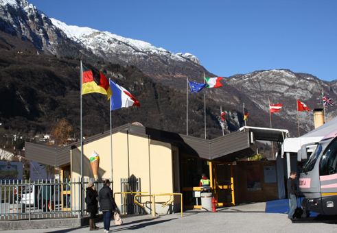 Kaiserwetter_in_Longarone._MIG_2012. 54. MIG Longarone. Messe zur Speiseeiserzeugung und für den Eisverkauf. GroßHandel EIS GmbH