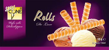 Rolls de Luxe. Hohlhippen 16 cm, 11 Stück im Paket. GroßHandel EIS GmbH