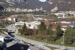 Mig Messegelände Blickrchtung Cortina Foto Gerhard Hager, Messe für Speiseeis in Longarone GroßHandel EIS GmbH