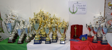 Internationaler Wettbewerb Oscar del Gelato - Preise. Fiera Rimini. Eismesse. Leitmesse für Speiseeis. GroßHandel Eis GmbH