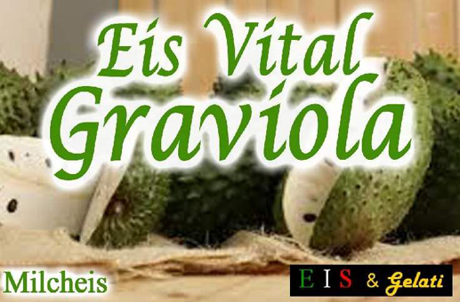 Eisproduktion. Milcheis. Eis Vital Graviola / Guanabana. Speiseeis vom Wunderbaum aus Süeamerika. Nahrungsergänzungsmittel und Heilpflanze bei GroßHandel Eis GmbH